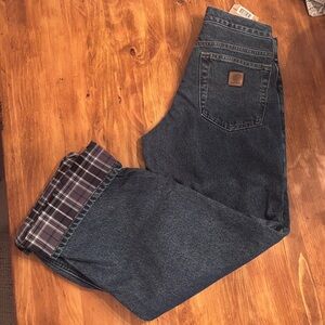 Carhartt Men's Dark Blue Relaxed Jeans